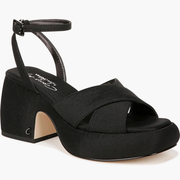 Circus NY Sam Edelman Black Isadora Platform Sandals - Picture 1 of 9